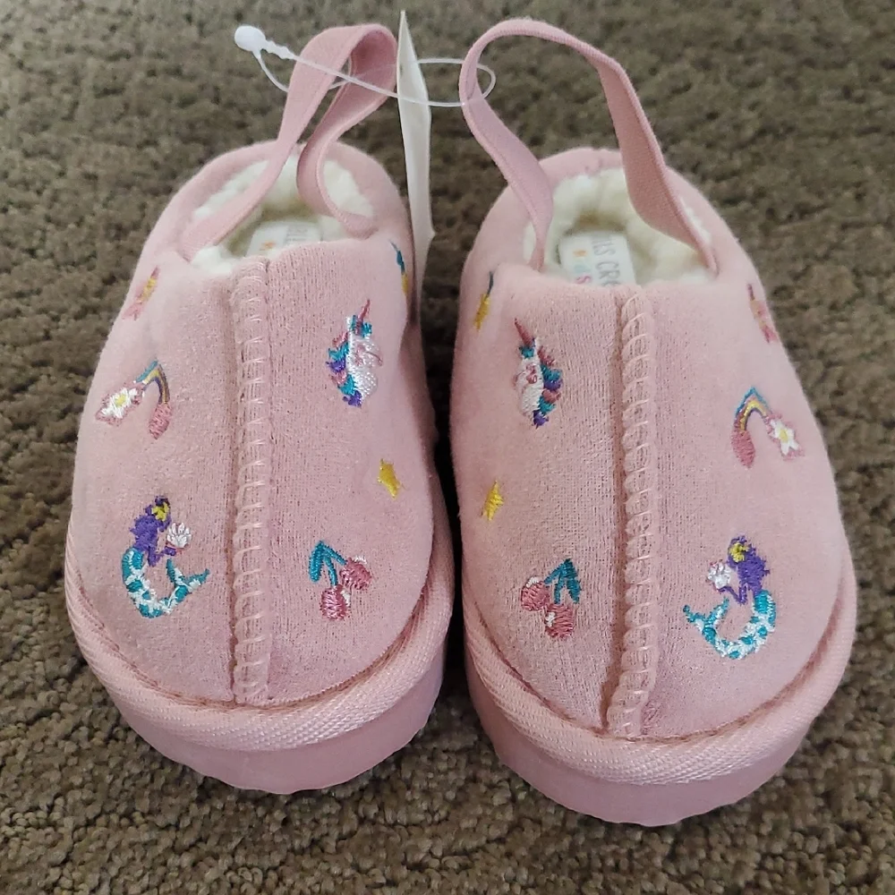 Baby Toddler Girls Falls Creek Embroidered Clog Slippers Size 4/5 8/9 10/11 NWT